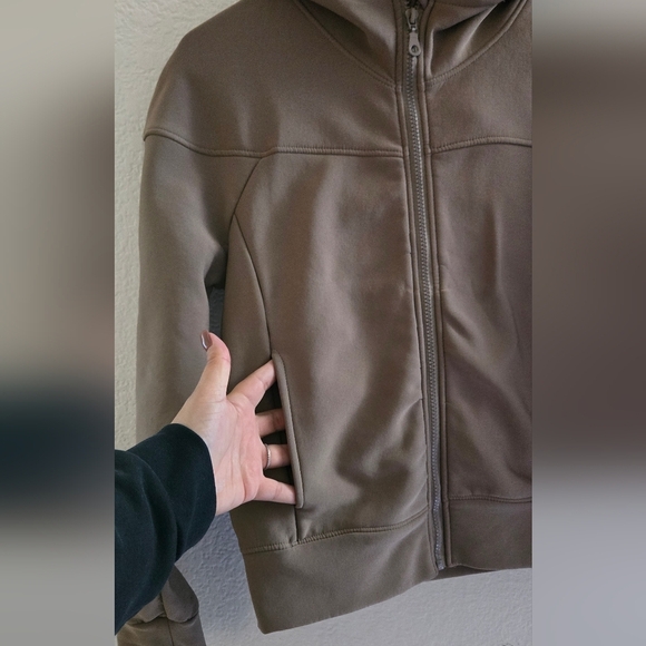 Brown Zip-Up Hoodie Sz Xs - Picture 2 of 7